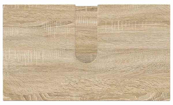 Fürdőszoba bútor szett 4 pcs sonoma tölgy 61 x 35 x 64 cm