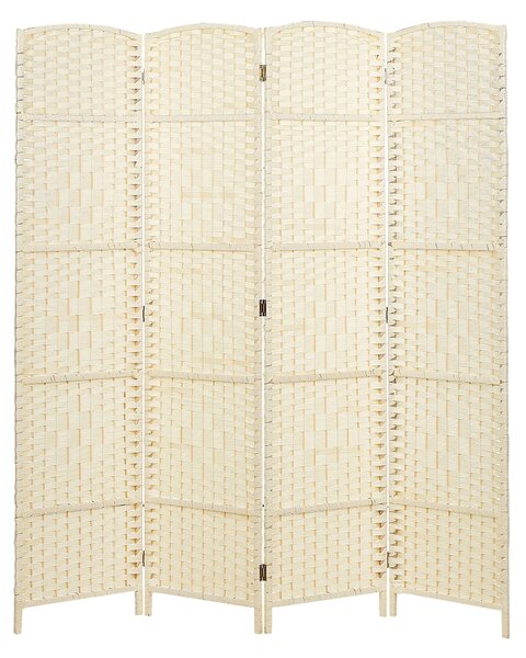 4 paneles térelválasztó LAPPAGO Világosbézs 163 cm 170 cm