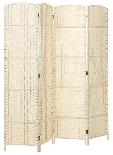 4 paneles térelválasztó LAPPAGO Világosbézs 163 cm 170 cm