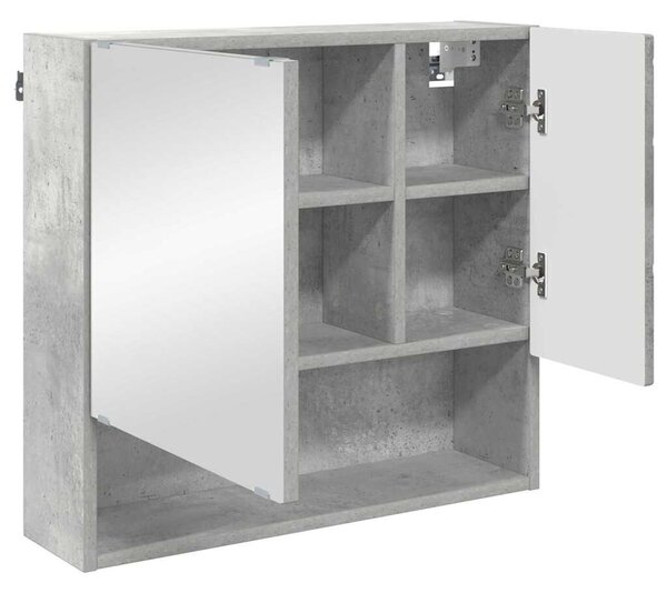 Fürdőszoba bútor szett 3 pcs Beton szürke 61 x 35 x 64 cm