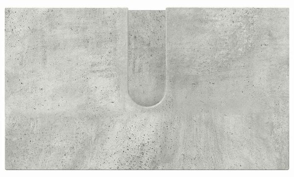 Fürdőszoba bútor szett 3 pcs Beton szürke 61 x 35 x 64 cm