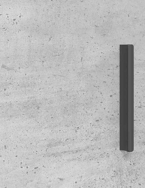 Fürdőszoba bútor szett 3 pcs Beton szürke 61 x 35 x 64 cm