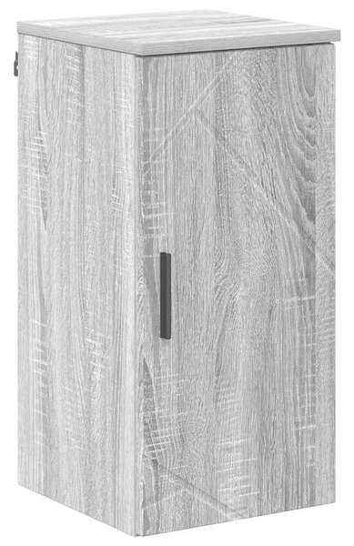 Fürdőszoba bútor szett 5 pcs Szürke sonoma 30 x 35 x 192 cm