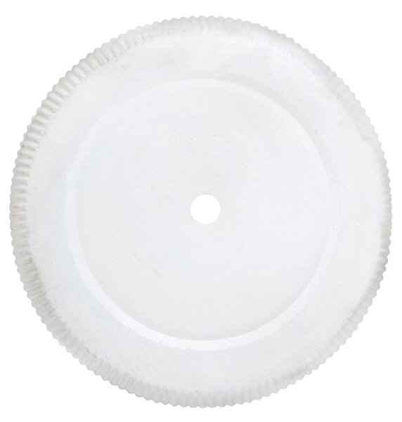 Virágcserép OREOI 37 cm Törtfehér