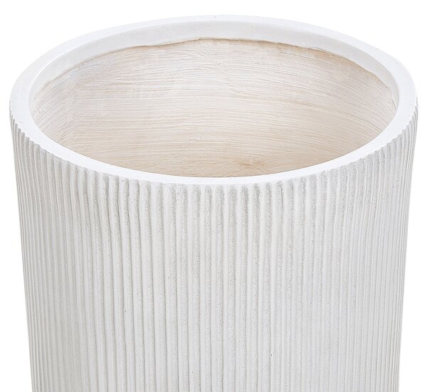 Virágcserép OREOI 37 cm Törtfehér