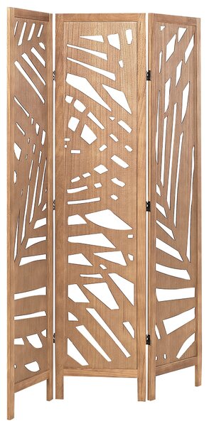 3 paneles térelválasztó VERNAGO Világosbarna 122 cm 170 cm