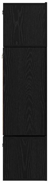 TV szekrény garnitúra 6 pcs Musta tammi 80 x 30 x 30 cm Faanyag