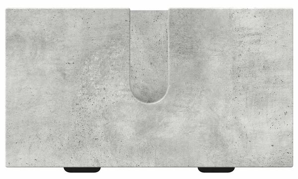 Fürdőszoba bútor szett 3 pcs Beton szürke 39.5 x 36 x 88 cm