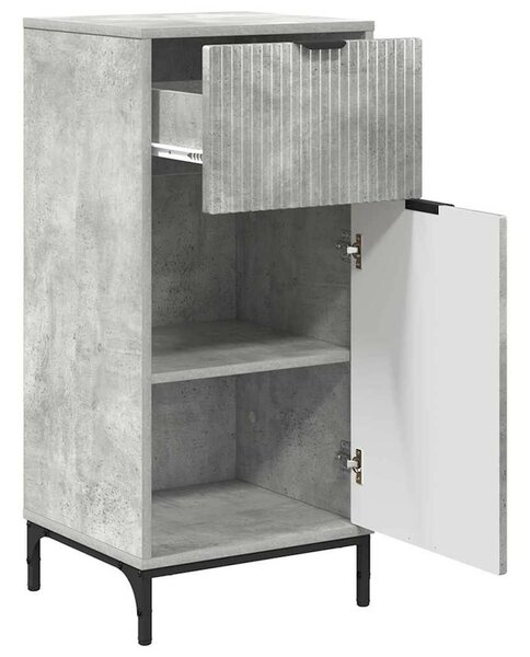 Fürdőszoba bútor szett 3 pcs Beton szürke 39.5 x 36 x 88 cm