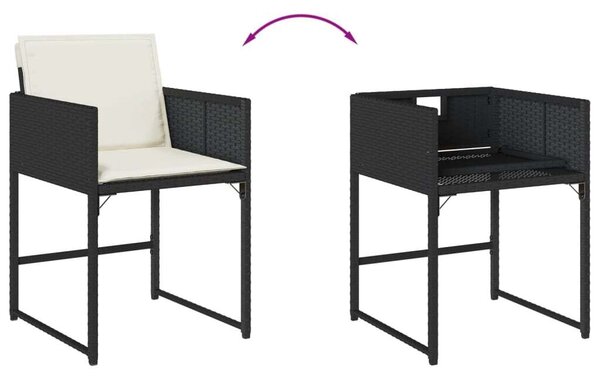 VidaXL Polyrattan Kerti Étkezőgarnitúra - 11 részes