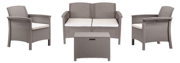 Venus II Rattan Kerti Bútor Garnitúra - 4 Személyes
