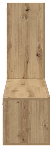 TV szekrény garnitúra 3 pcs kézműves tölgy 60 x 30 x 30 cm