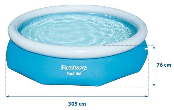 Bestway 57266 305 x 76 cm-es kerti bővíthető medence