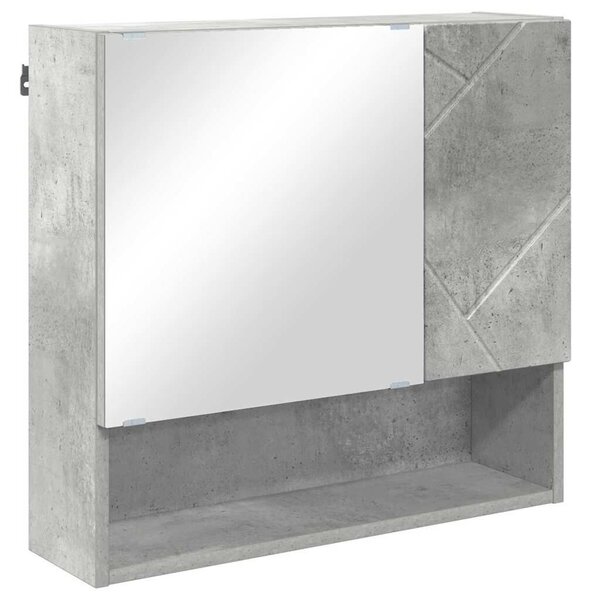 Fürdőszoba bútor szett 5 pcs Beton szürke 61 x 35 x 64 cm