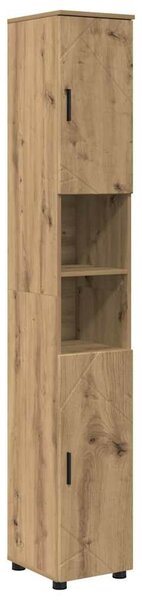 Fürdőszoba bútor szett 4 pcs kézműves tölgy 30 x 35 x 192 cm