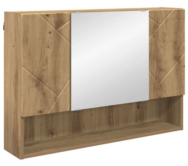 Fürdőszoba bútor szett 4 pcs kézműves tölgy 30 x 35 x 192 cm