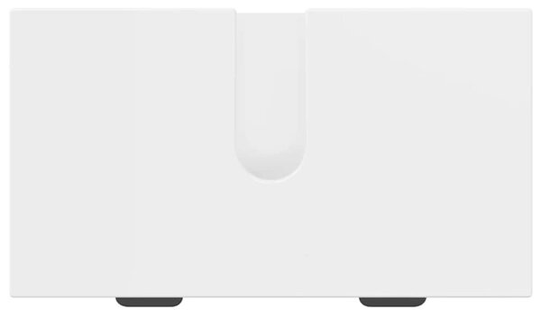 Fürdőszoba bútor szett 2 pcs Magasfényű fehér 39.5 x 36 x 88 cm
