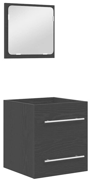 Fürdőszoba bútor szett 2 pcs kézműves tölgy 41 x 38.5 x 48 cm