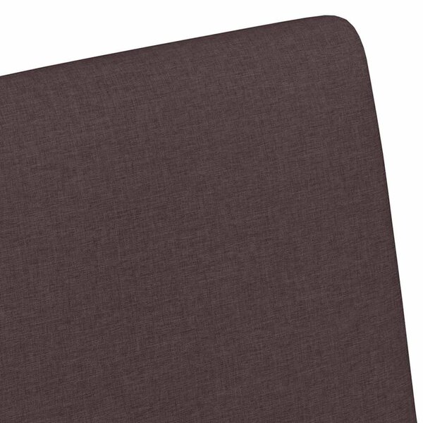 Étkezőszékek kerékkel 2 pcs sötétbarna 57 x 66 x 94 cm szövet