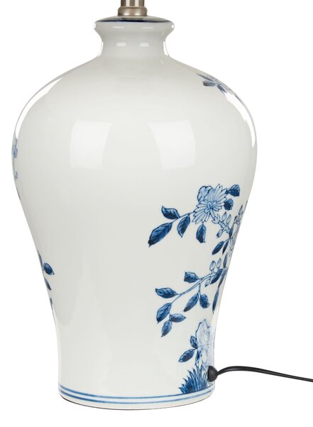 Asztali lámpa MAGROS Porcelán Fehér/kék