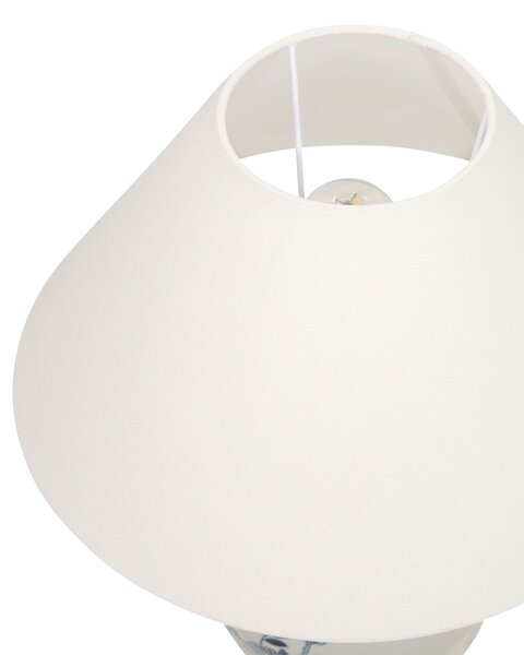 Asztali lámpa MAGROS Porcelán Fehér/kék