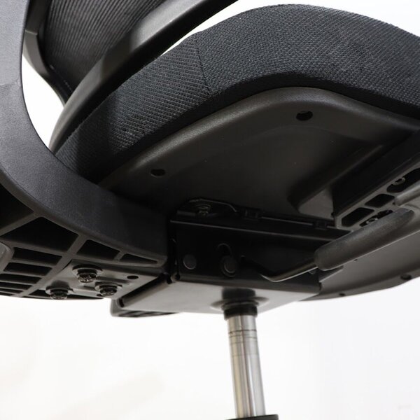 Ergonomikus irodai szék Concept, RONDI, hálós háttámlával, állítható deréktámasszal, Synсhro mechanizmussal, fekete