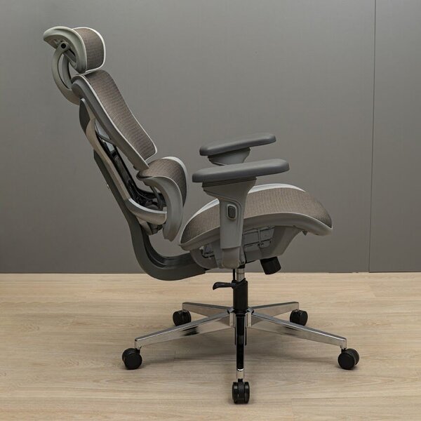 Ergonomikus irodai szék Performance, RONDI, hálós háttámlával, állítható deréktámasszal, szinkron mechanizmussal, fekete
