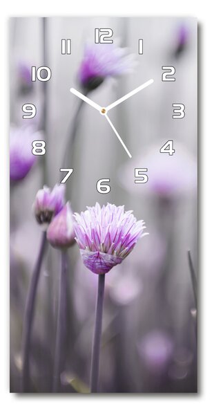 Téglalap alakú üvegóra Virágok metélőhagyma