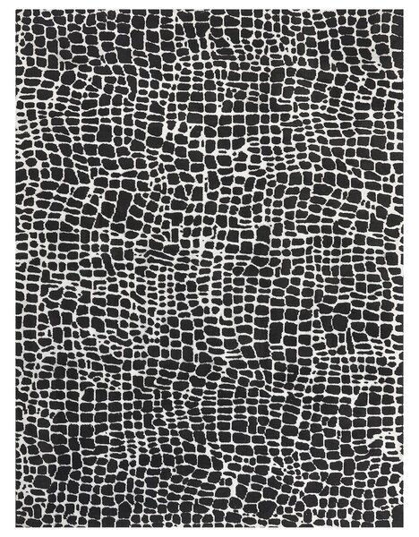 Szőnyeg PUNGE Fekete 300 x 400 cm