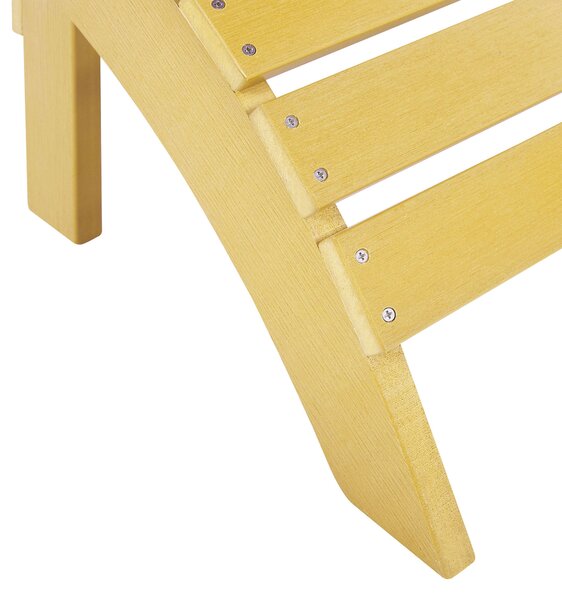 Kerti lábzsámoly ADIRONDACK Sárga