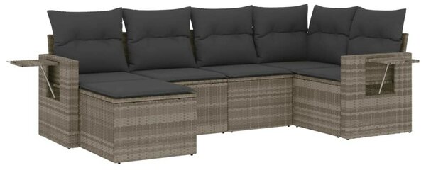 VidaXL Polyrattan Kerti Ülőgarnitúra - 6 részes