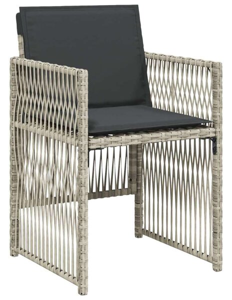VidaXL Polyrattan Kerti Étkezőgarnitúra - 9 részes