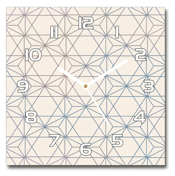 Négyzetes üvegóra Geometriai háttér