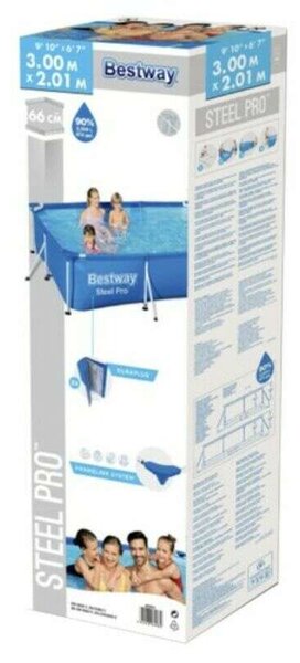 Bestway steel pro Fémvázas medence 66x201x300cm