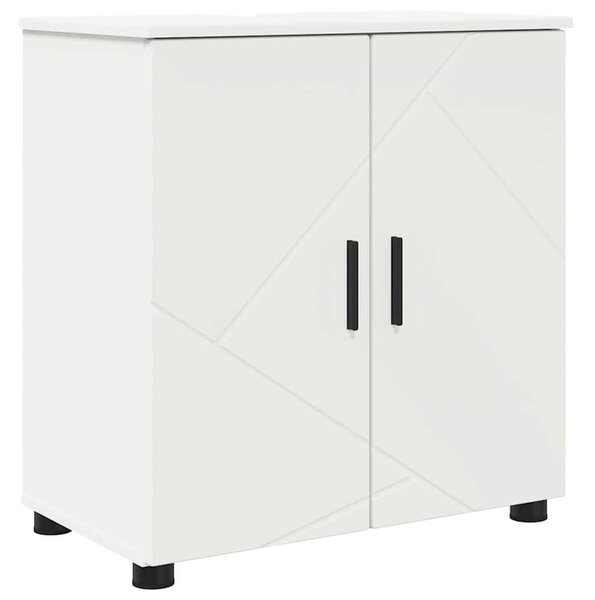 Fürdőszoba bútor szett 5 pcs Fehér 61 x 35 x 64 cm Faanyag