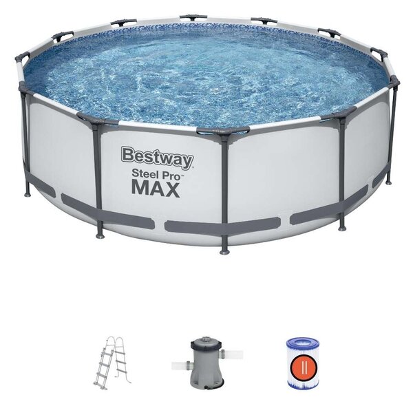 Bestway Steel Pro MAX Medence - Fémvázas - 366x100cm