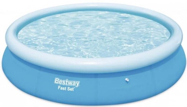 BESTWAY Fast Set Felfújható medence 3.66m x 0.76m, Kör alakú, 5377 l űrtartalom, Kék