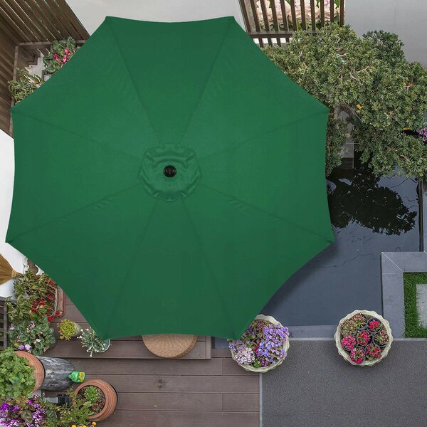 GardenLine Napernyő - 3m - Zöld - Poliészter