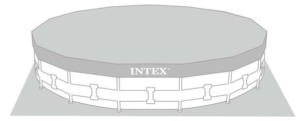 Intex Csővázas medence szett szürke szűrővel - 549 x 122 cm