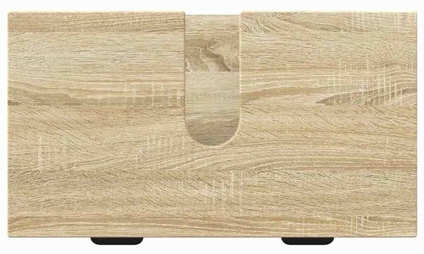 Fürdőszoba bútor szett 3 pcs sonoma tölgy 39.5 x 36 x 88 cm