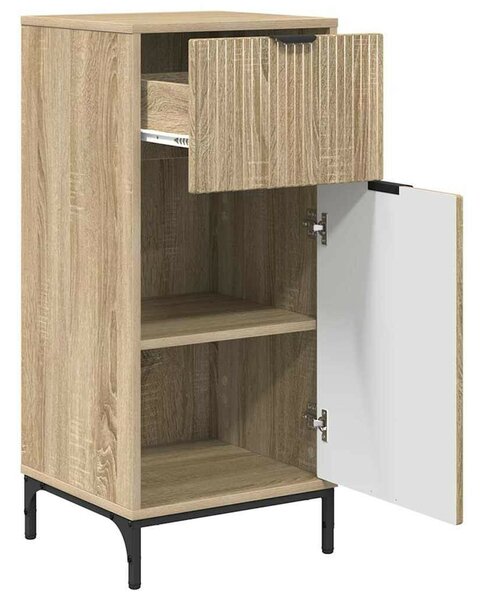 Fürdőszoba bútor szett 3 pcs sonoma tölgy 39.5 x 36 x 88 cm