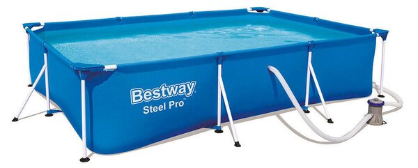 Bestway fémvázas medence, 400x211x81 cm, 5.700 liter, szűrőszivattyúval