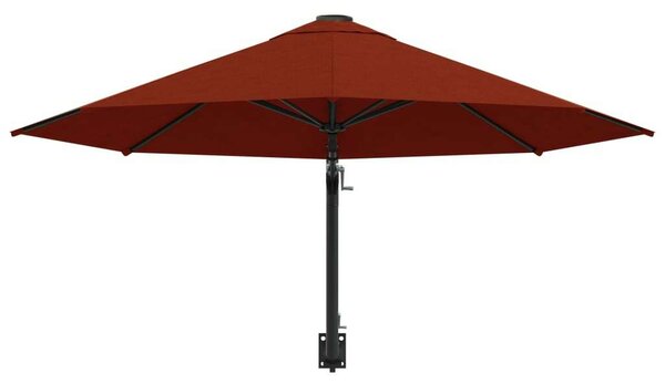 Napernyő - Falra Szerelhető - Terrakotta - 300 cm