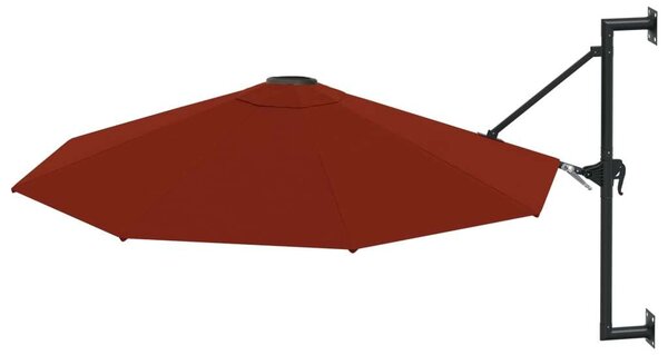 Napernyő - Falra Szerelhető - Terrakotta - 300 cm