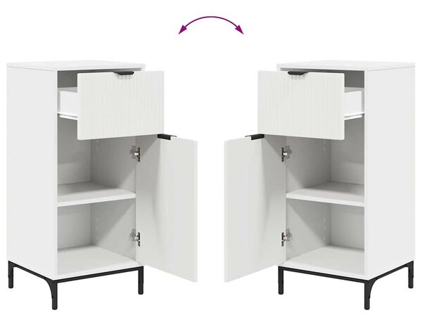 Fürdőszoba bútor szett 2 pcs Fehér 39.5 x 36 x 88 cm Faanyag