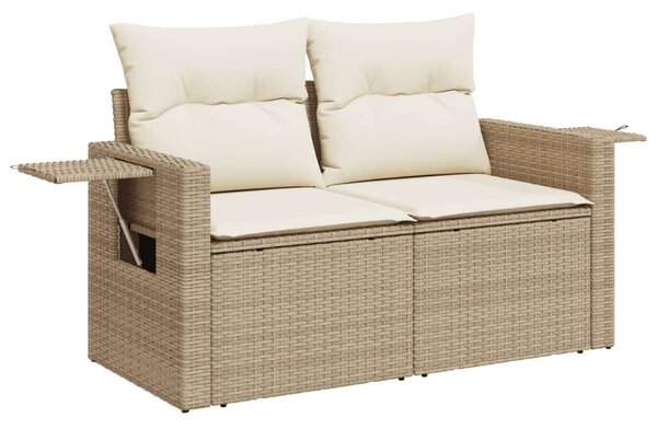 VidaXL Polyrattan Kerti Ülőgarnitúra - 9 részes - Bézs