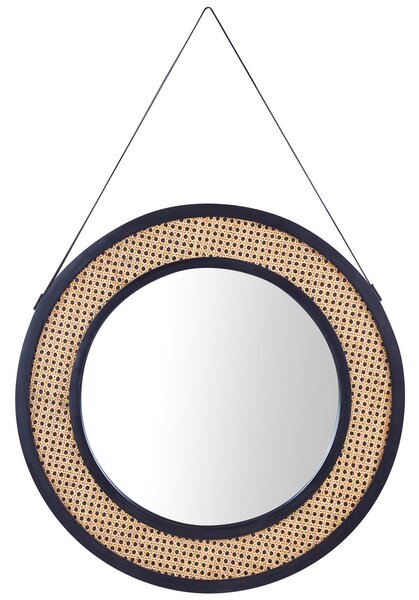 Falitükör CAMBRAI 70 cm 104 cm Rattan Természetes