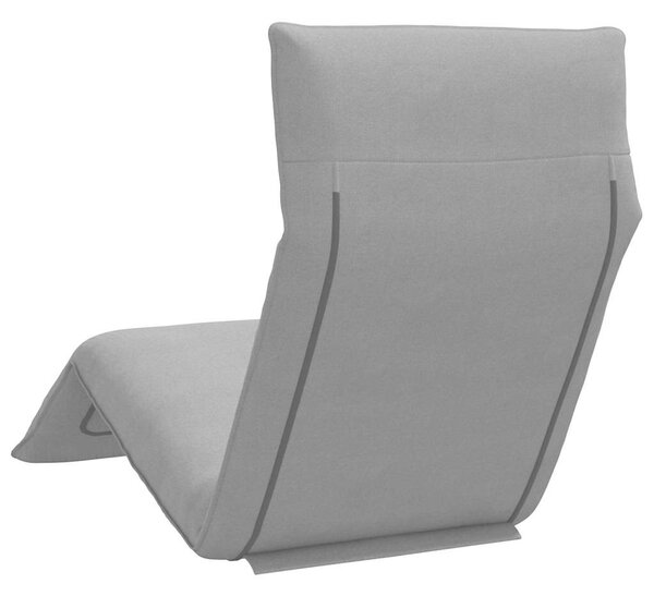 VidaXL szürke oxford-szövet összecsukható napozóágy 175x54x8,5 cm