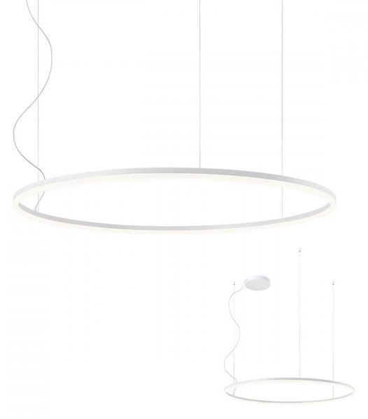 ORBIT LED modern stílusú függőlámpa, fehér, 3000K, Ø100 cm, TRIAC dimmelhető