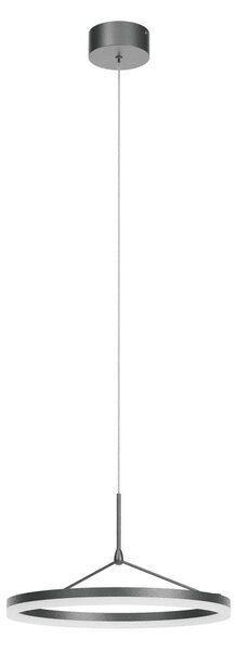 ORBIT LED modern stílusú függőlámpa, matt fekete, 3000K, Ø40 cm, TRIAC dimmelhető